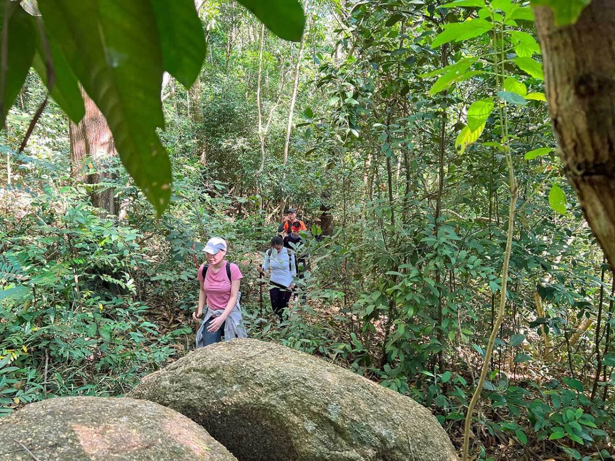 Trekking núi Tóc Tiên với nhiều tuyến đường phù hợp cho từng đối tượng.