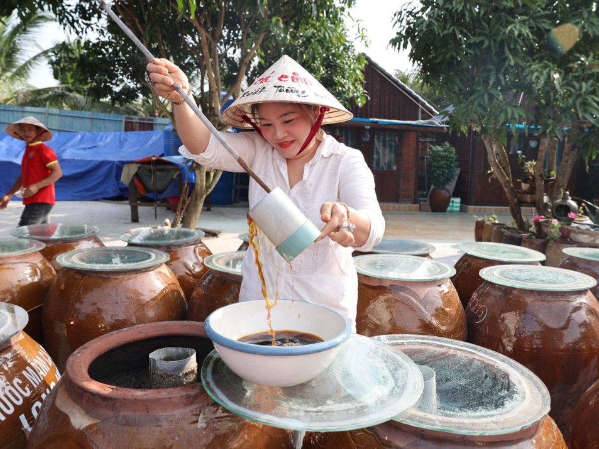 Làng nghề nước mắm truyền thống tại Xuyên Mộc. (Nguồn: Sưu tầm)