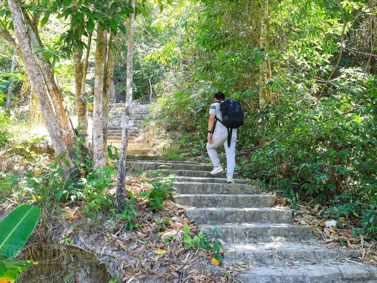 Vãn cảnh chùa Hang Mai và thư giãn với không gian xanh mát giữa thiên nhiên.