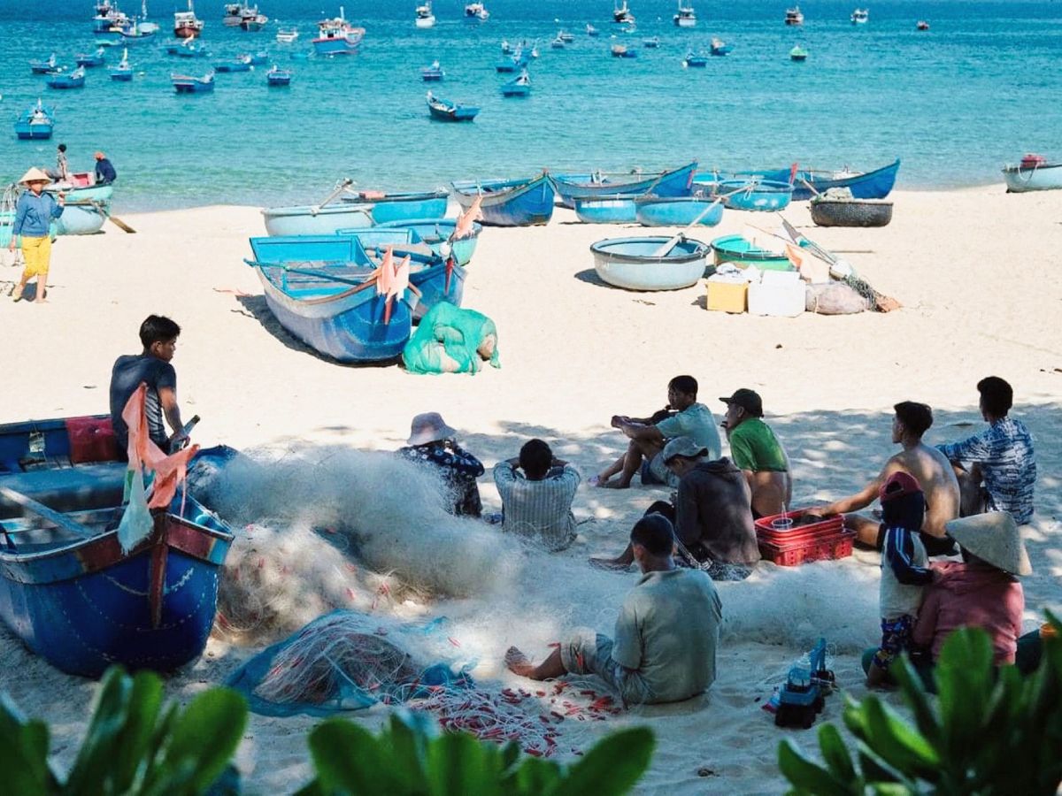 Phước Hải vẫn còn giữ nguyên bản sắc của làng chài truyền thống.