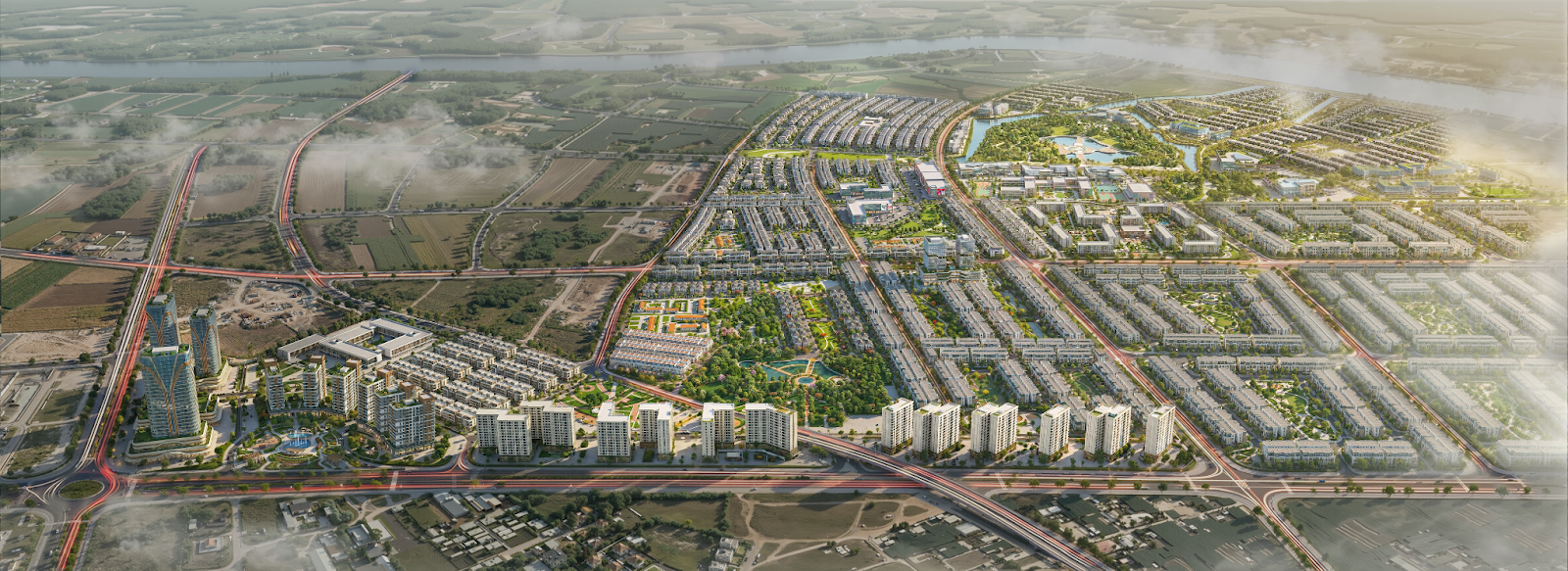 Toàn cảnh Tổ hợp dự án 724 ha vừa chính thức khởi động tại phía Bắc TP.HCM