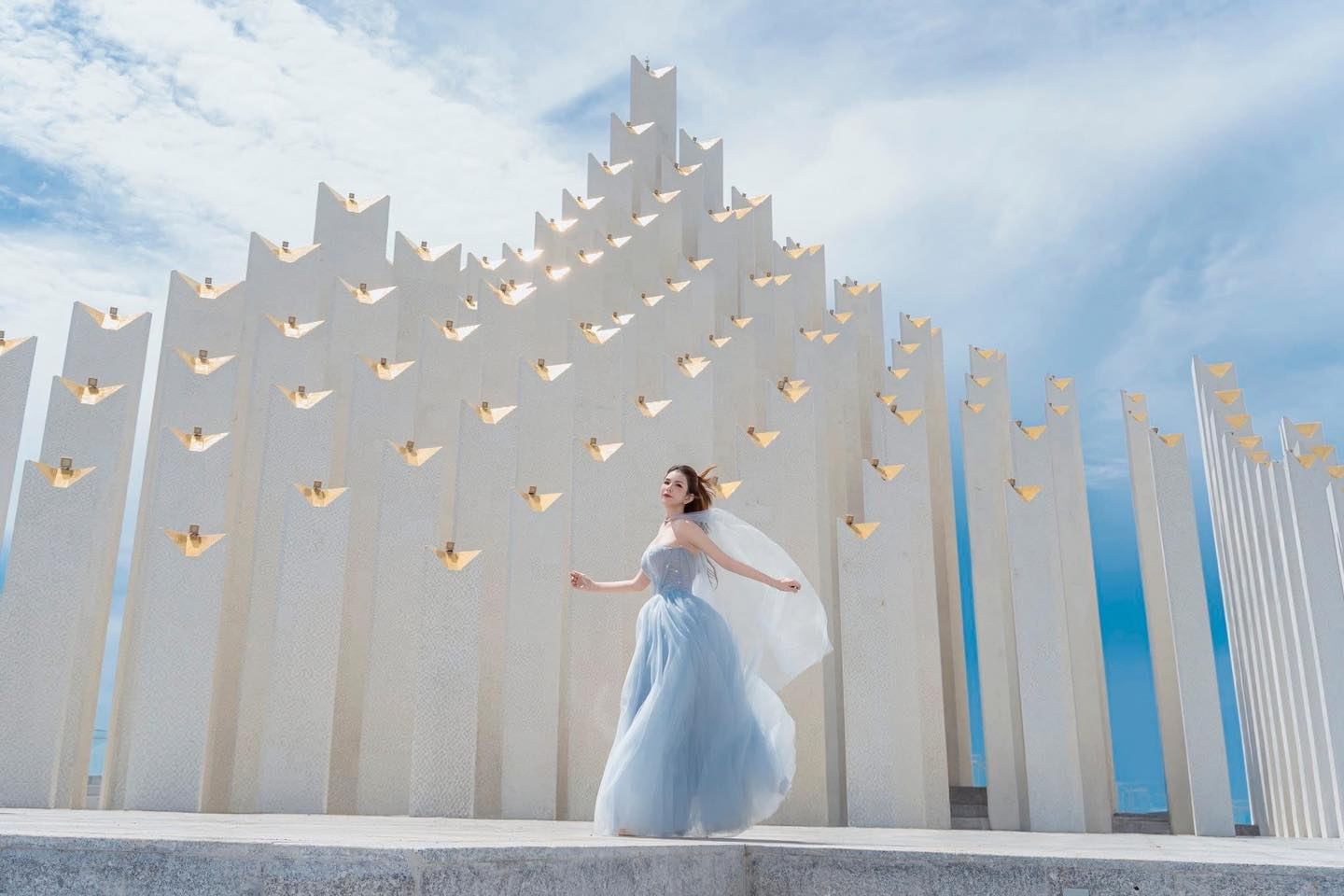 Tháp Tam Thắng – điểm check-in mới gần khu vực Bãi Trước Vũng Tàu. (Nguồn: Sưu tầm)